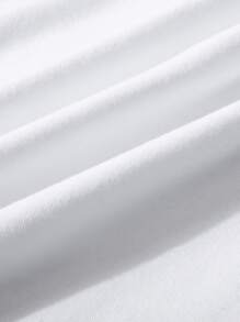 Manfinity Men Tower & Slogan Graphic Sweatshirt - White - View 5