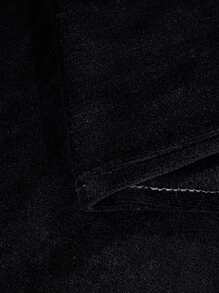 1 chiếc chăn mờ trơn - màu đen - Xem 4