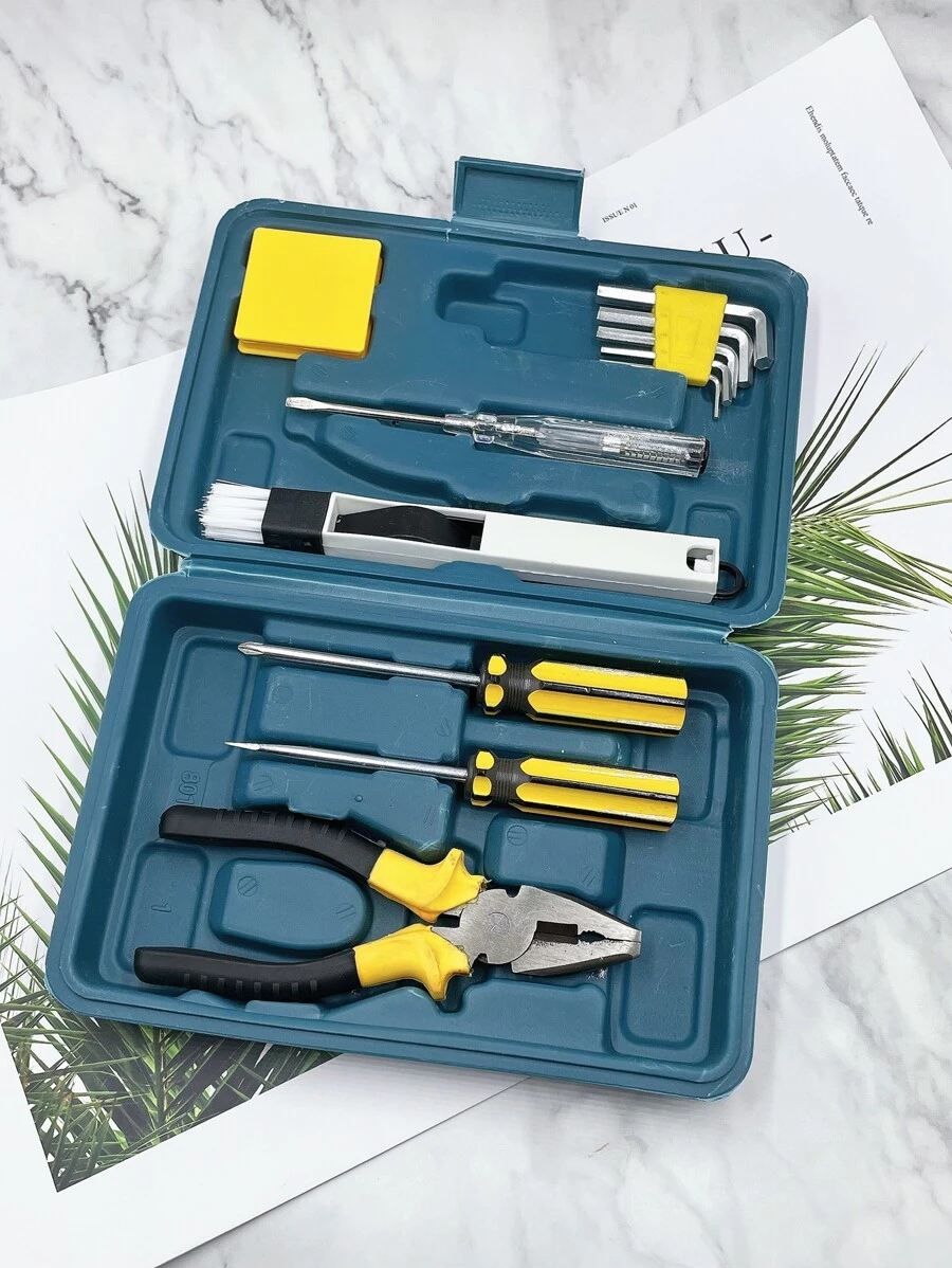 1 bộ Công cụ sửa chữa khẩn cấp ô tô hợp kim sắt đa chức năng - Nhiều màu - Xem 1