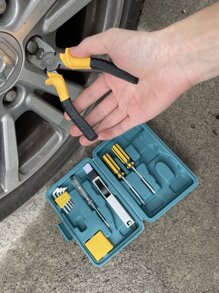 1 bộ Công cụ sửa chữa khẩn cấp ô tô hợp kim sắt đa chức năng - Nhiều màu - Xem 2