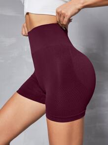 Seamluxe SHEIN Sport 漸變色束腹運動短褲，彈性短褲