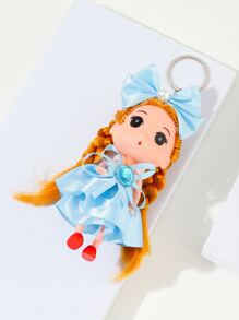 Baby Doll Charm Keychain - Multicolor - View 2