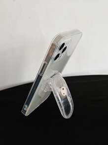 Clear Phone Case With Bear Design Stand-out Phone Grip - Clear - View 4