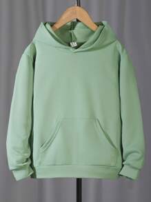 Tween Girl Slogan & Floral Print Sweatshirt - Mint Green - View 3