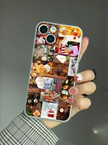 Christmas Aesthetic Collage Phone Case - Multicolor - View 3