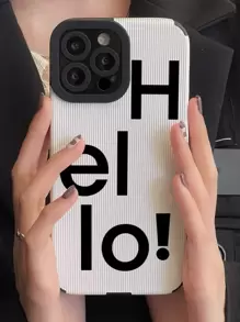 防護貼紙手機殼,適用於iphone - 黑與白 - 查看 1