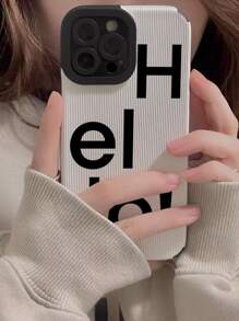 防護貼紙手機殼,適用於iphone - 黑與白 - 查看 4