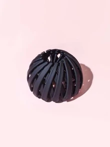 1pc Bird's Nest Design Hair Clutcher - Black - View 1