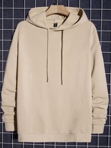 GENTILAND Áo nỉ Nam Dây kéo Lễ Các Thánh Lá thư Đường phố - Màu Khaki - Xem 2