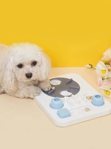 1入組寵物尋找訓練玩具，適合中小型寵物 - 藍白色 - 查看 1