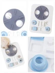 1入組寵物尋找訓練玩具，適合中小型寵物 - 藍白色 - 查看 2