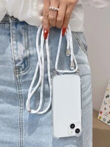 Funda de celular transparente con acollador - transparente - Ver 1