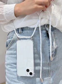 Funda de celular transparente con acollador - transparente - Ver 4