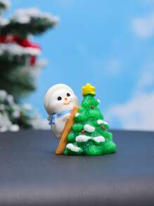 1 Miếng Nhựa Giáng sinh Người tuyết Leo Thiết kế Cây Đồ trang trí bảng điều khiển ô tô , Giáng sinh Nhà  Đồ trang trí - Nhiều màu - Xem 4