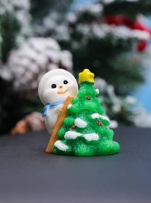 1 Miếng Nhựa Giáng sinh Người tuyết Leo Thiết kế Cây Đồ trang trí bảng điều khiển ô tô , Giáng sinh Nhà  Đồ trang trí - Nhiều màu - Xem 2