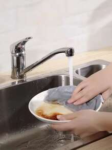 HYER KITCHEN 20 cái Rag làm sạch rắn - Xám - Xem 2