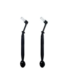 1pc Coffee Machine Gap Cleaning Brush - Black - View 2