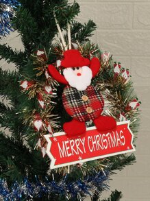 1pc- Christmas Decoration - Multicolor - View 1