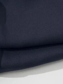 SHEIN Unity Quần thể thao nữ Lá thư - Màu xanh hải quân - Xem 6