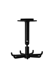 1 cái móc treo tường có thể xoay đa chức năng không cần đục lỗ - màu đen - Xem 4