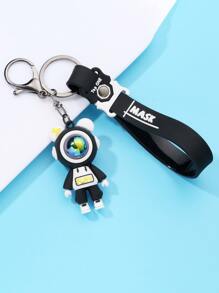 Nam Phi hành gia & Móc khóa Bùa yêu - màu đen - Xem 2