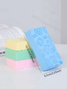 1 pieza Esponja de baño exfoliante de color al azar - Multicolor - Ver 4