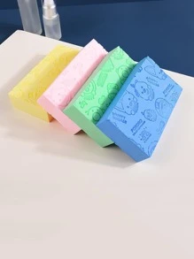 1 pieza Esponja de baño exfoliante de color al azar - Multicolor - Ver 6