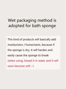 1 pieza Esponja de baño exfoliante de color al azar - Multicolor - Ver 8