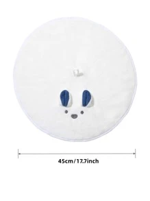 1 pieza Toallita con diseño de dibujos animados - Blanco - Ver 3