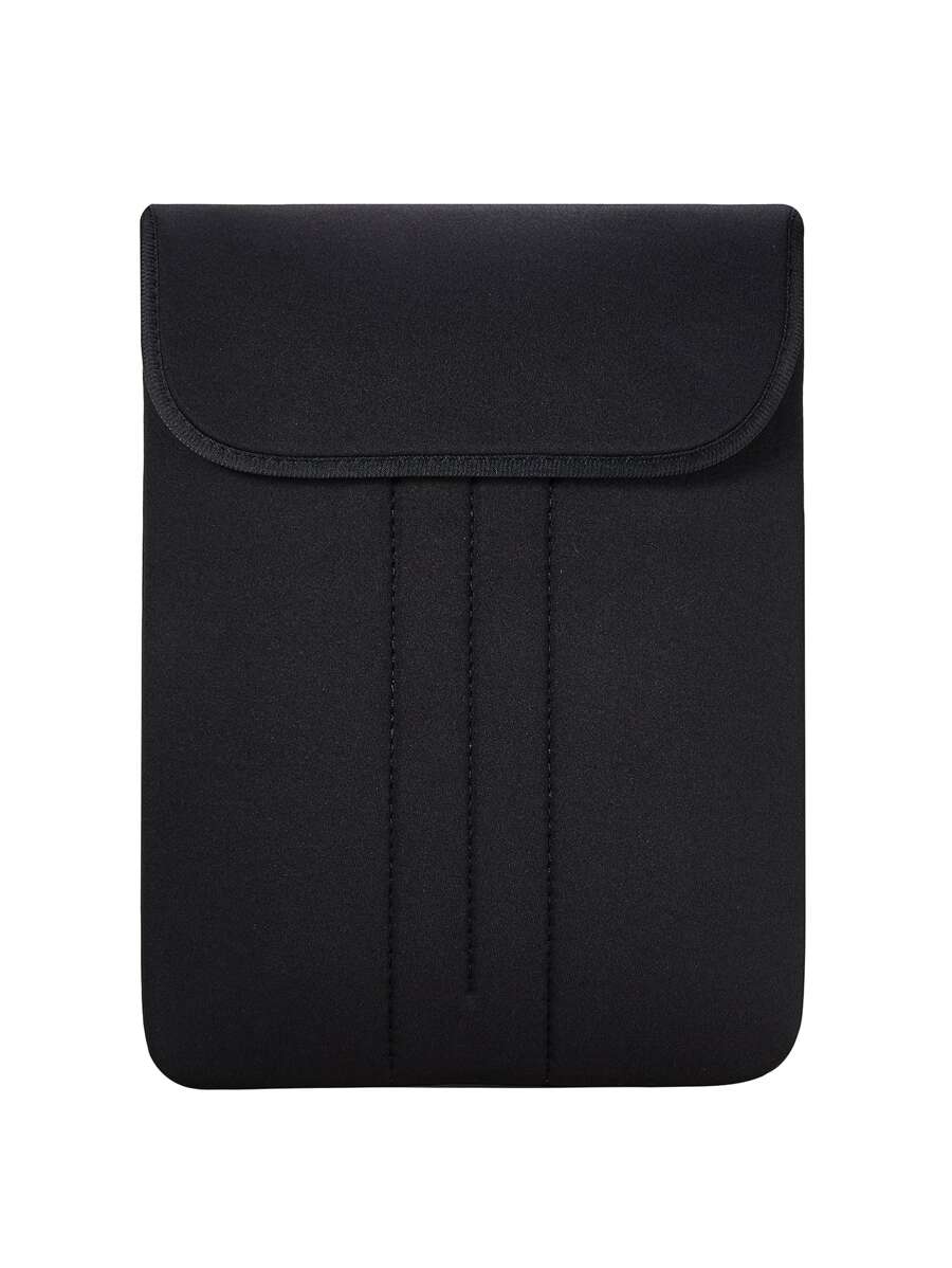 14 Inch Solid Laptop Bag - Black - View 1