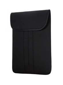 14 Inch Solid Laptop Bag - Black - View 2