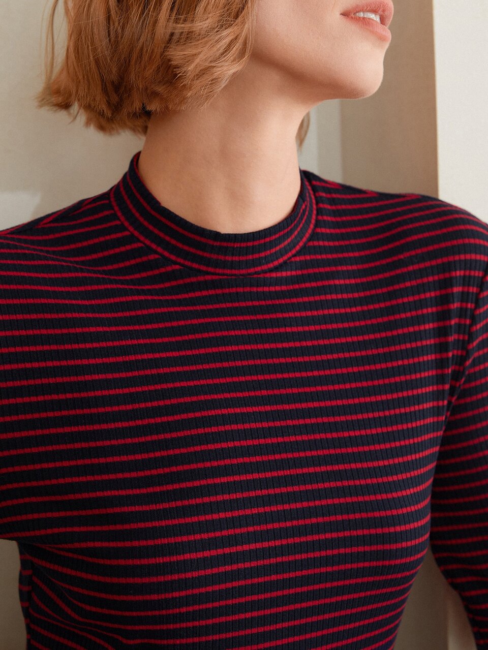 MOTF FITTED FLUTTER SLEEVE T-SHIRT