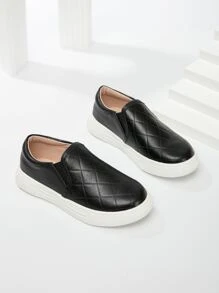 Niñas Zapatos con patrón geométrico sin cordones