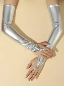 Guanti senza dita solidi, accessori di Ognissanti, guanti invernali da matrimonio