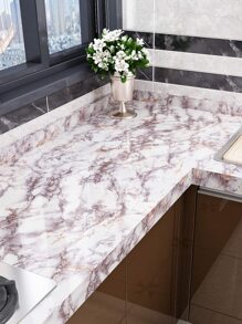 1pc Marble Pattern Wall Paper - Multicolor - View 6