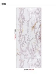 1pc Marble Pattern Wall Paper - Multicolor - View 3