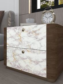1pc Marble Pattern Wall Paper - Multicolor - View 4