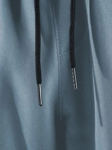 Manfinity EZcore 男士字母圖形束口插袋長褲