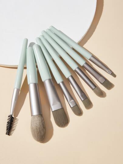 طقم ماكرون المحمول للمكياج، ثمانية فرش، شعر ناعم، أدوات مكياج ميسورة التكلفة، فرشاة مكياج/فرشاة تجميل، طقم فرش، طقم فرش مكياج، طقم فرش مكياج كامل، طقم فرش مكياج، طقم مكياج كامل، طقم فرش، طقم فرش مكياج، طقم هدايا مكياج