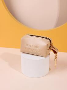 nicovaer 1入組PU寵物戶外垃圾收納包 - 杏色 - 查看 2