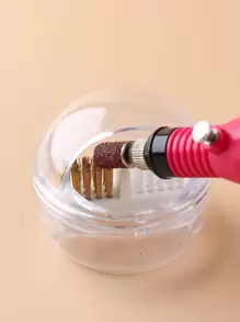 FULL BEAUTY 1 Hộp làm sạch đầu đánh bóng máy khoan móng tay - Trong sáng - Xem 1