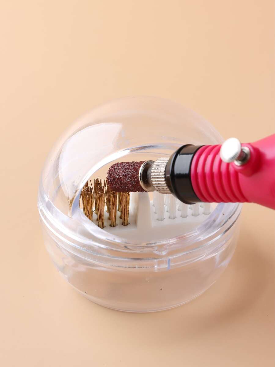 FULL BEAUTY 1 Hộp làm sạch đầu đánh bóng máy khoan móng tay - Trong sáng - Xem 1