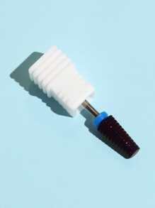 1入組美甲鑽頭拋光頭 - 酒紅色 - 查看 2