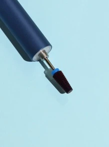 1入組美甲鑽頭拋光頭 - 酒紅色 - 查看 4