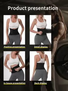 Sports Outdoor Synthetic Rubber Sports Abdomen Belt Shapewear Waist Trainer Corset Gym Accessories