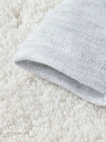 Đứa bé trai Đồ họa Hoạt hình Áo liền quần ngủ có chân Với mũ - Xám - Xem 3