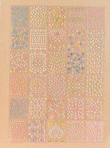 30 hojas Pegatina de arte de uña con patrón de flor - Multicolor - Ver 2