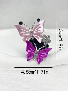 1pc Butterfly Design Máy làm mát không khí cho ô tô - Nhiều màu - Xem 4