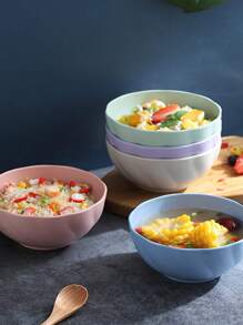 4pcs Mixed Color Bowl School Supplies,Back To School - Multicolor - View 1