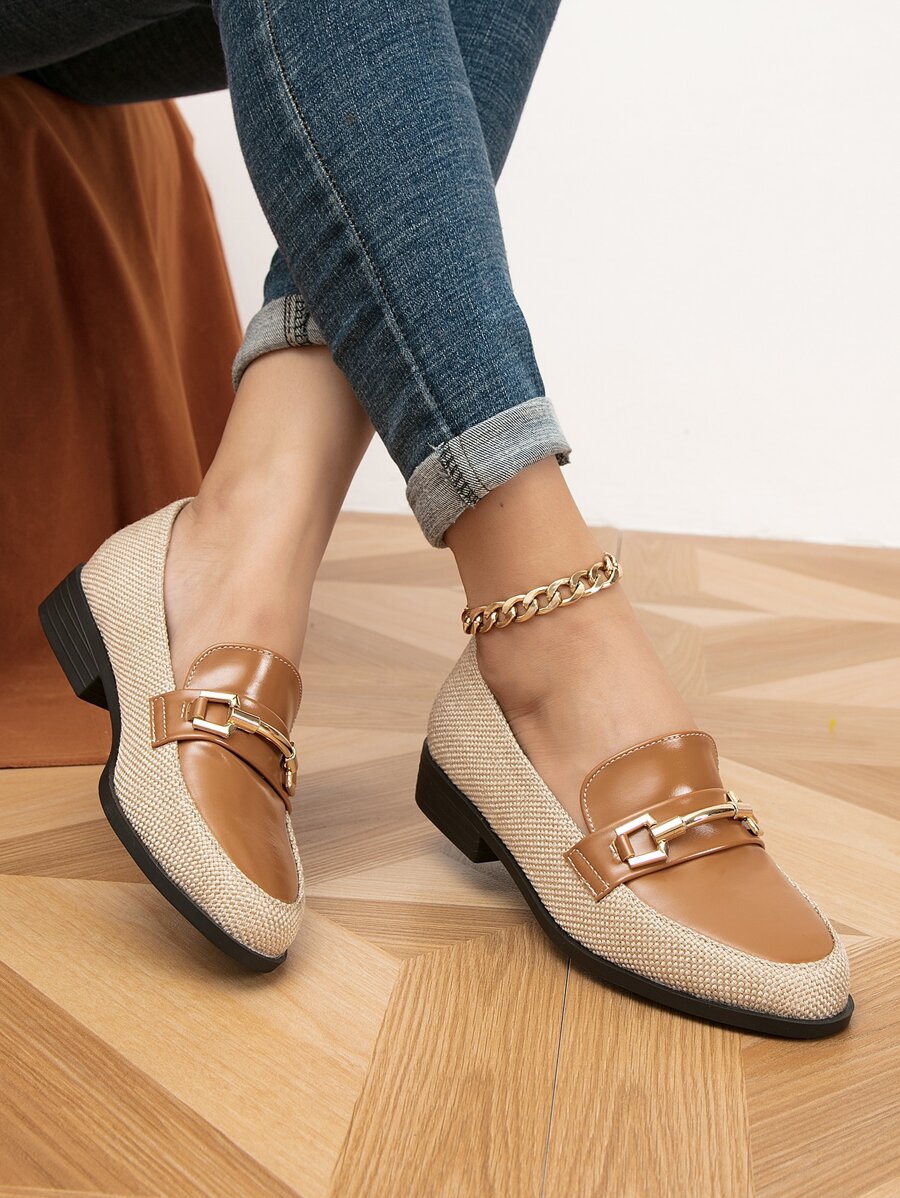 Giày bệt Nữ Khối Màu Thanh lịch - Nhiều màu - Xem 1